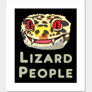 Lizard People Posters and Art